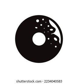 Donut vector icon. Doughnut flat sign design. EPS 10 donut symbol pictogram