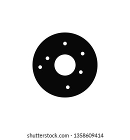 Donut vector icon. Element of kitchen for mobile concept and web apps illustration. Thin flat icon for website design and development, app development. Premium icon