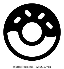 donut vector icon illustration asset