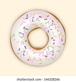 Donut. Vector illustration