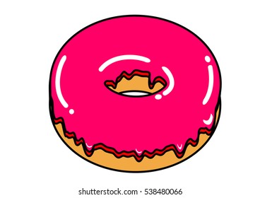 donut  - vector illustration