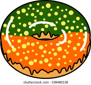 donut  - vector illustration