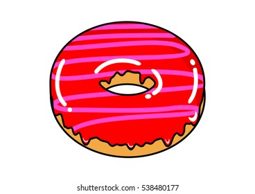 donut  - vector illustration