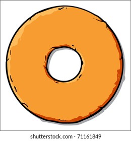 Donut vector illustration.