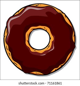 Donut vector illustration.