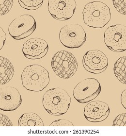 donut vector pattern