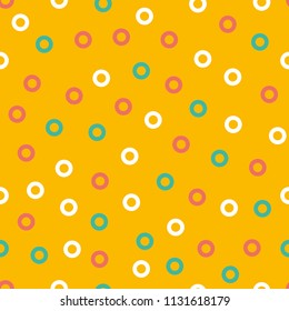 donut vector seamless pattern