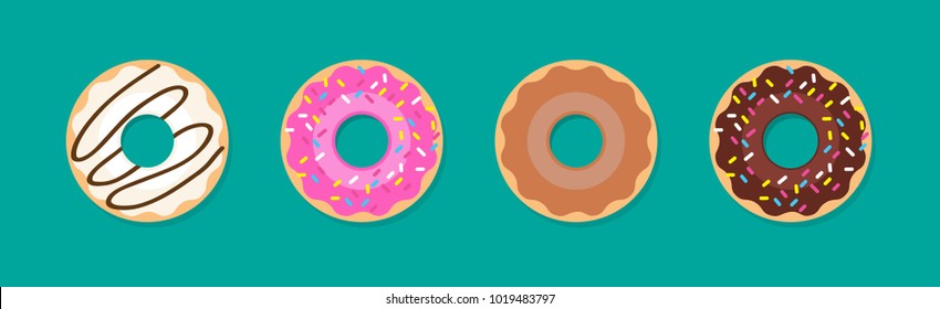 Dessins Donuts Stock Vectors Images Vector Art Shutterstock