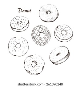 donut vector sketch