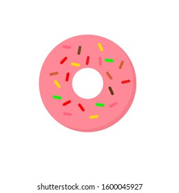 Donut vectors are fried snacks, made from a mixture of flour, sugar, eggs, and butter