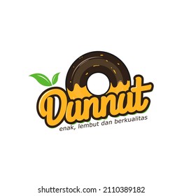 Donuts and cake logo illustration, Pastry sticker, donuts clipart, sweet desert icon