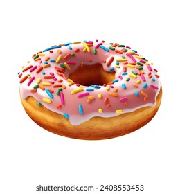 donuts with colorful sprinkle toppings