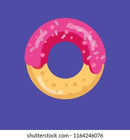 Donuts Cream Purple