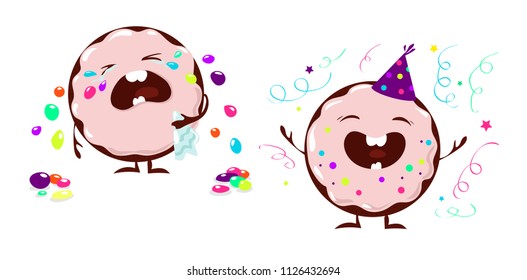 donuts cry and laugh