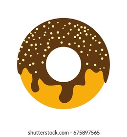 donuts flat icon. You can be used donuts icon for several purposes like: websites, UI, UX, print templates, promotional materials, info-graphics, web and mobile phone apps.