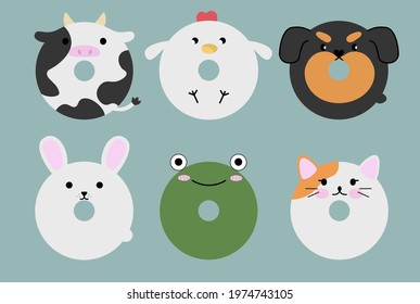 donuts in the form of animals (pets)
