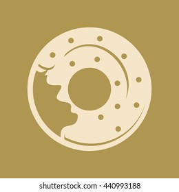 Donuts Icon. Eps-10.