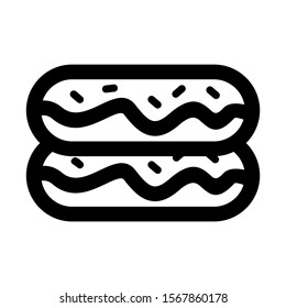 donuts icon isolated sign symbol vector illustration - high quality black style vector icons
