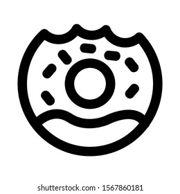 donuts icon isolated sign symbol vector illustration - high quality black style vector icons
