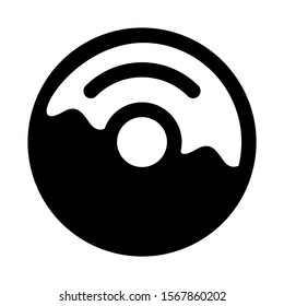 donuts icon isolated sign symbol vector illustration - high quality black style vector icons
