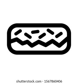 donuts icon isolated sign symbol vector illustration - high quality black style vector icons
