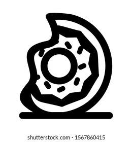 donuts icon isolated sign symbol vector illustration - high quality black style vector icons
