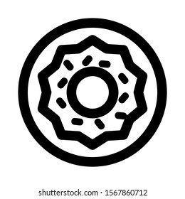 donuts icon isolated sign symbol vector illustration - high quality black style vector icons
