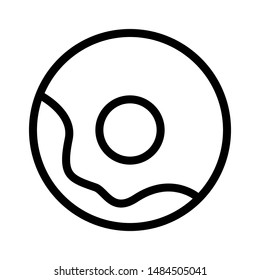 Donuts icon vector design template