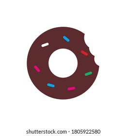 Donuts icon vector design templates isolated on white background