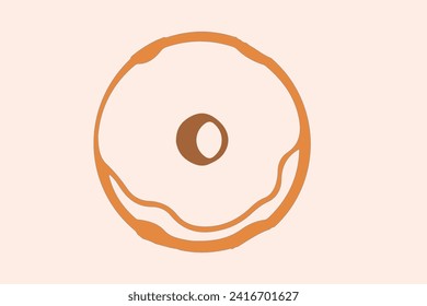 Donuts icon vector, donut, bakery, desserts, sweet donut with sprinkles sign and symbol. Bakery sign and symbol