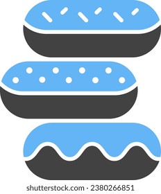 Donuts icon vector image. Suitable for mobile application web application and print media.