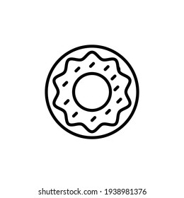 Donuts icon in vector. Logotype