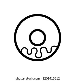 donuts icon vector template