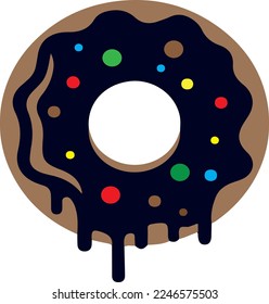 donuts icon vector,isolated on white background,best choice for your awesome project