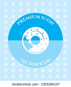 Donuts Icon for Web, Applications, Software & Graphic Designs.