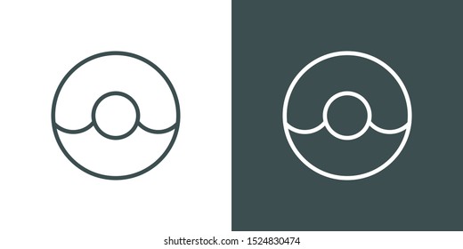 Donuts Illustration Symbol Icon Vector