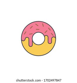 donuts Illustration vector simple design