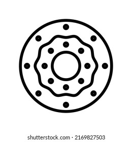 Donuts Isolated Vector icon which can easily modify or edit

