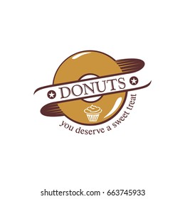 Donuts logo vector illustration
