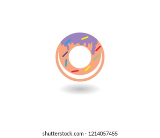 Donuts logo vector template
