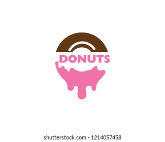 Donuts logo vector template