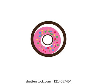 Donuts logo vector template