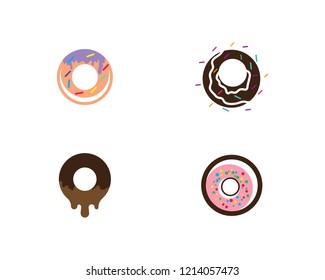 Donuts logo vector template