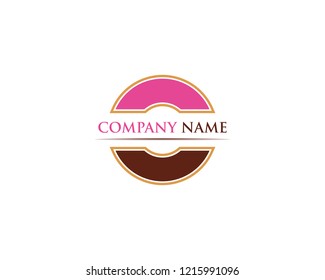 Donuts logo vector template