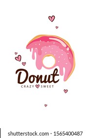 Donuts love, Sweet to eat, Donut poster, Print for your room, Tasty sweet, Cheat day donut, Printable print, Poster for the room, Design for use