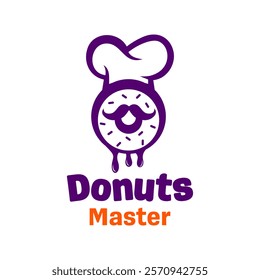 Donuts Master Chief Logo Design