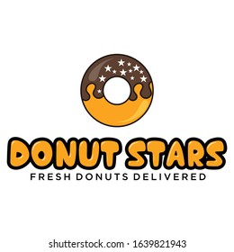 donuts modern icon logo design