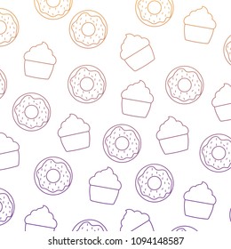 donuts and muffins pattern