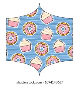 Donuts pattern design