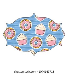 Donuts pattern design